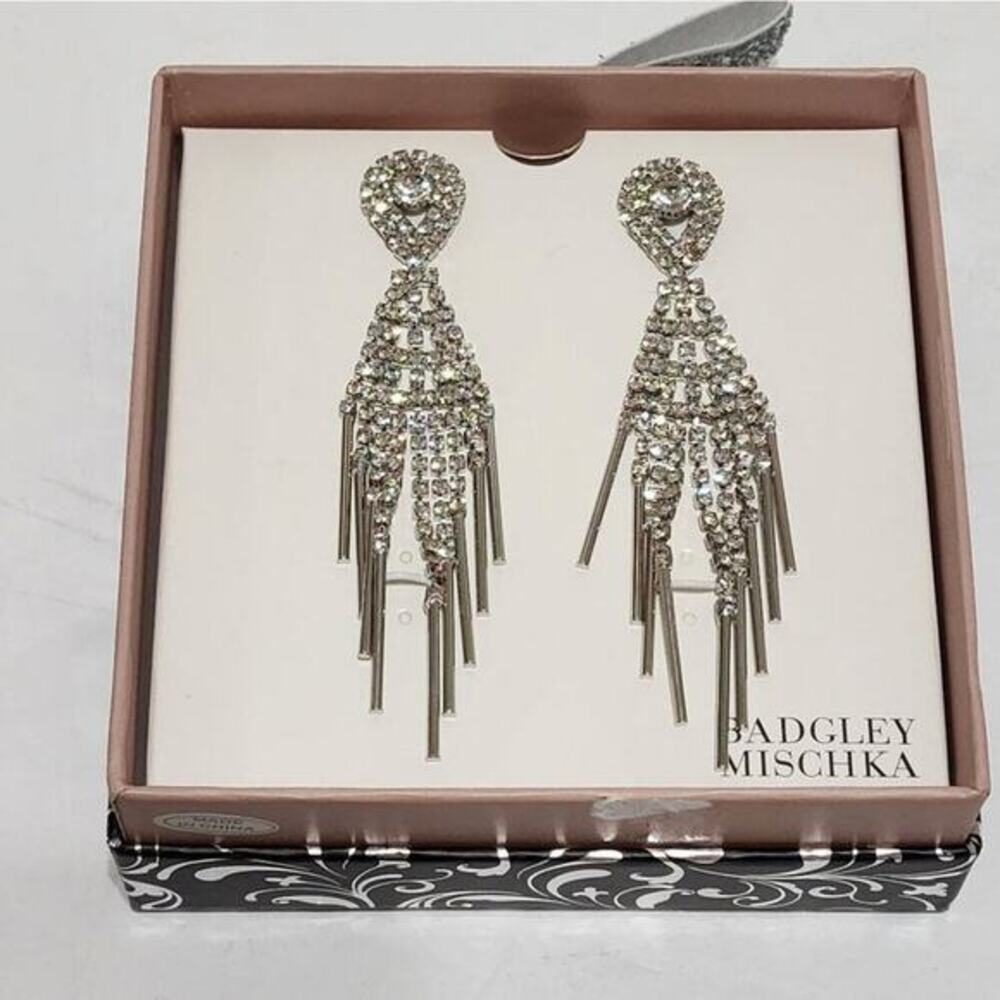 Badgley Mishka jeweled statement earrings‎ new!!!